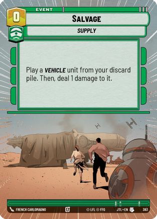 Salvage (Hyperspace) (383) - JTL - Uncommon