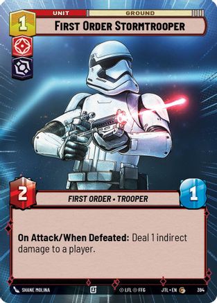 First Order Stormtrooper (Hyperspace) (394) - JTL - Common