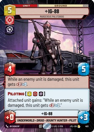 IG-88 - Murderous Phlutdroid (Hyperspace) (403) - JTL - Rare