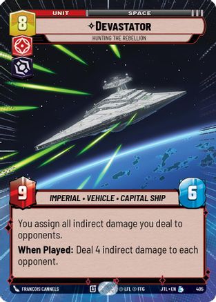 Devastator - Hunting the Rebellion (Hyperspace) (405) - JTL - Legendary