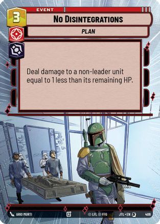 No Disintegrations (Hyperspace) (406) - JTL - Special