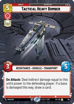 Tactical Heavy Bomber (Hyperspace) (414) - JTL - Rare