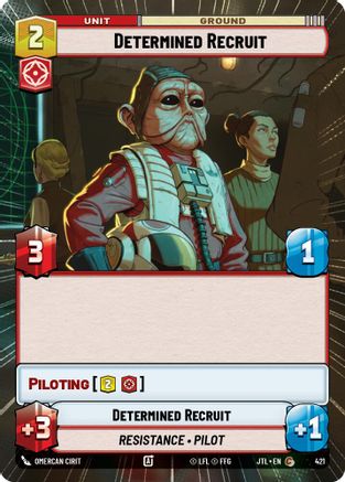 Determined Recruit (Hyperspace) (421) - JTL - Common