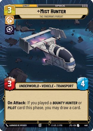 Mist Hunter - The Findsman's Pursuit (Hyperspace) (448) - JTL - Uncommon