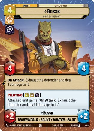 Bossk - Hunt By Instinct (Hyperspace) (449) - JTL - Special