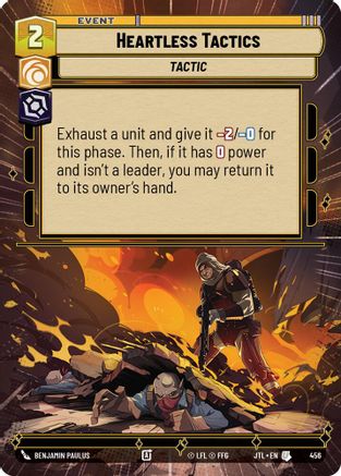 Heartless Tactics (Hyperspace) (456) - JTL - Uncommon