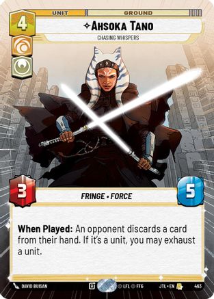 Ahsoka Tano - Chasing Whispers (Hyperspace) (463) - JTL - Rare