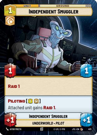 Independent Smuggler (Hyperspace) (473) - JTL - Common