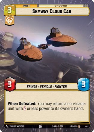 Skyway Cloud Car (Hyperspace) (482) - JTL - Common