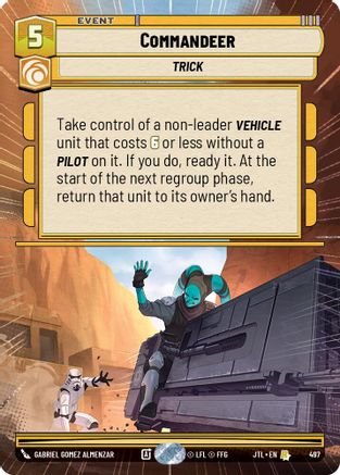 Commandeer (Hyperspace) (497) - JTL - Rare