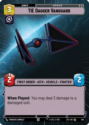 TIE Dagger Vanguard (Hyperspace) (501) - JTL - Common