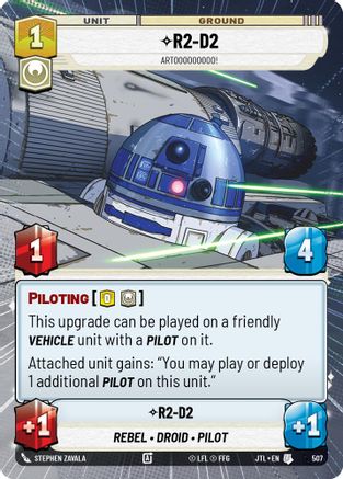 R2-D2 - Artooooooooo! (Hyperspace) (507) - JTL - Uncommon