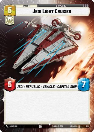 Jedi Light Cruiser (Hyperspace) (513) - JTL - Common