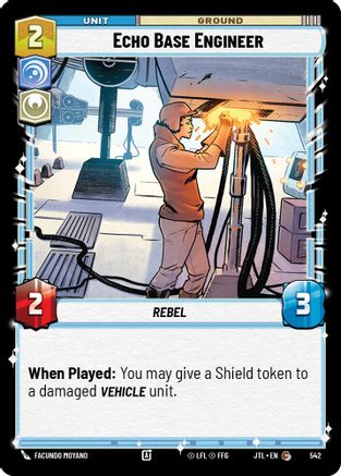 Echo Base Engineer (Foil) (542) - JTL - Common - Foil