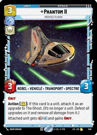 Phantom II - Modified to Dock (Foil) (548) - JTL - Rare - Foil