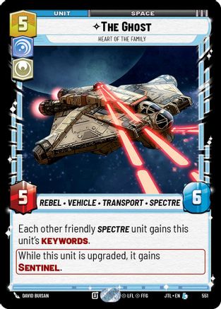 The Ghost - Heart of the Family (Foil) (551) - JTL - Legendary - Foil