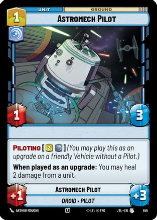 Astromech Pilot (Foil) (555) - JTL - Uncommon - Foil