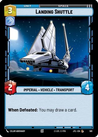 Landing Shuttle (Foil) (561) - JTL - Common - Foil