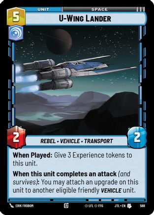 U-Wing Lander (Foil) (568) - JTL - Uncommon - Foil