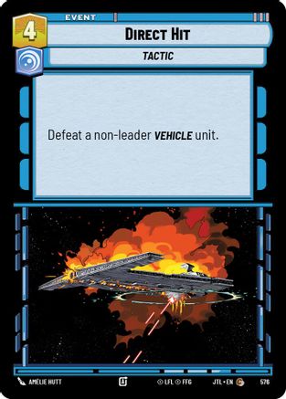 Direct Hit (Foil) (576) - JTL - Common - Foil