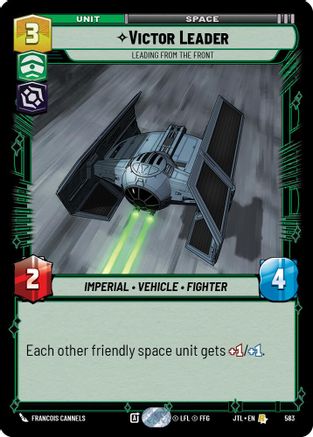 Victor Leader - Leading from the Front (Foil) (583) - JTL - Rare - Foil