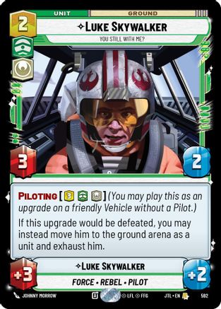 Luke Skywalker - You Still With Me? (Foil) (592) - JTL - Rare - Foil