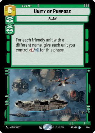 Unity of Purpose (Foil) (604) - JTL - Legendary - Foil