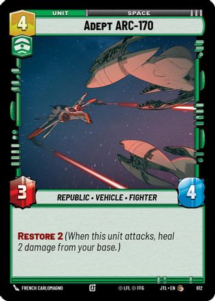 Adept ARC-170 (Foil) (612) - JTL - Common - Foil