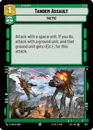 Tandem Assault (Foil) (622) - JTL - Common - Foil