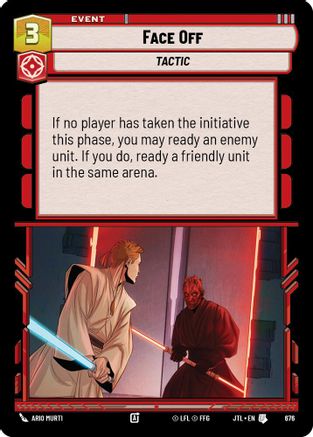 Face Off (Foil) (676) - JTL - Uncommon - Foil