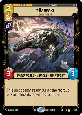 Rampart - Enjoy the Exit (Foil) (680) - JTL - Rare - Foil