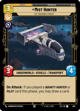 Mist Hunter - The Findsman's Pursuit (Foil) (684) - JTL - Uncommon - Foil