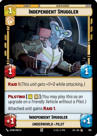 Independent Smuggler (Foil) (709) - JTL - Common - Foil