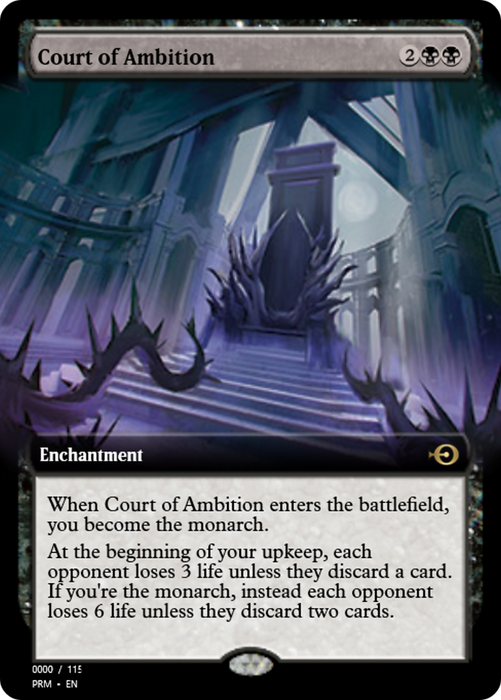 Court of Ambition (PRM-85978) - rare - Foil