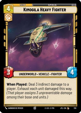 Kimogila Heavy Fighter (Foil) (720) - JTL - Common - Foil