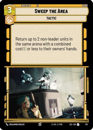 Sweep the Area (Foil) (731) - JTL - Uncommon - Foil