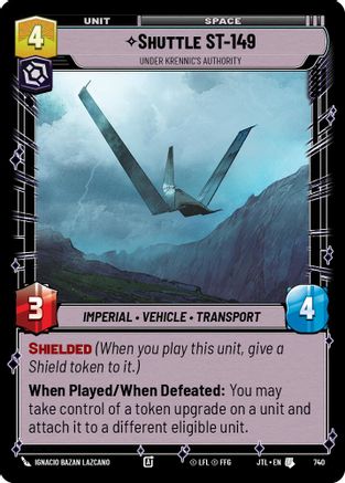 Shuttle ST-149 - Under Krennic's Authority (Foil) (740) - JTL - Uncommon - Foil
