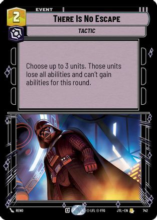 There Is No Escape (Foil) (742) - JTL - Rare - Foil