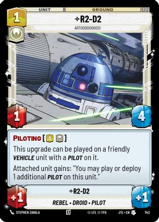 R2-D2 - Artooooooooo! (Foil) (743) - JTL - Uncommon - Foil