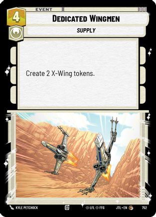 Dedicated Wingmen (Foil) (752) - JTL - Common - Foil