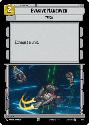 Evasive Maneuver (Foil) (760) - JTL - Common - Foil