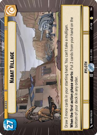 Nabat Village (Hyperspace Foil) (764) - JTL - Rare - Foil