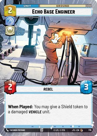 Echo Base Engineer (Hyperspace Foil) (778) - JTL - Common - Foil