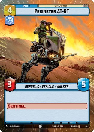 Perimeter AT-RT (Hyperspace Foil) (802) - JTL - Common - Foil
