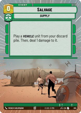 Salvage (Hyperspace Foil) (855) - JTL - Uncommon - Foil