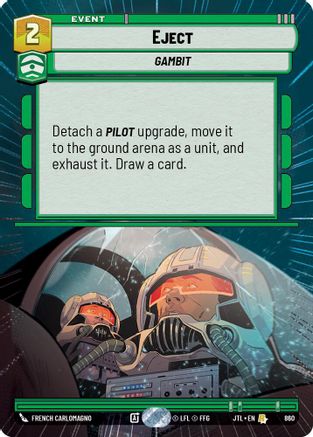 Eject (Hyperspace Foil) (860) - JTL - Rare - Foil