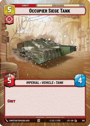 Occupier Siege Tank (Hyperspace Foil) (901) - JTL - Common - Foil