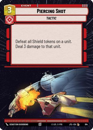 Piercing Shot (Hyperspace Foil) (914) - JTL - Common - Foil