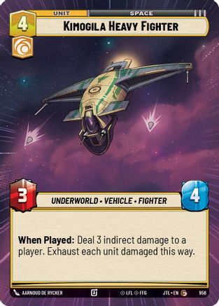 Kimogila Heavy Fighter (Hyperspace Foil) (956) - JTL - Common - Foil