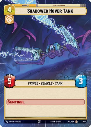Shadowed Hover Tank (Hyperspace Foil) (958) - JTL - Common - Foil
